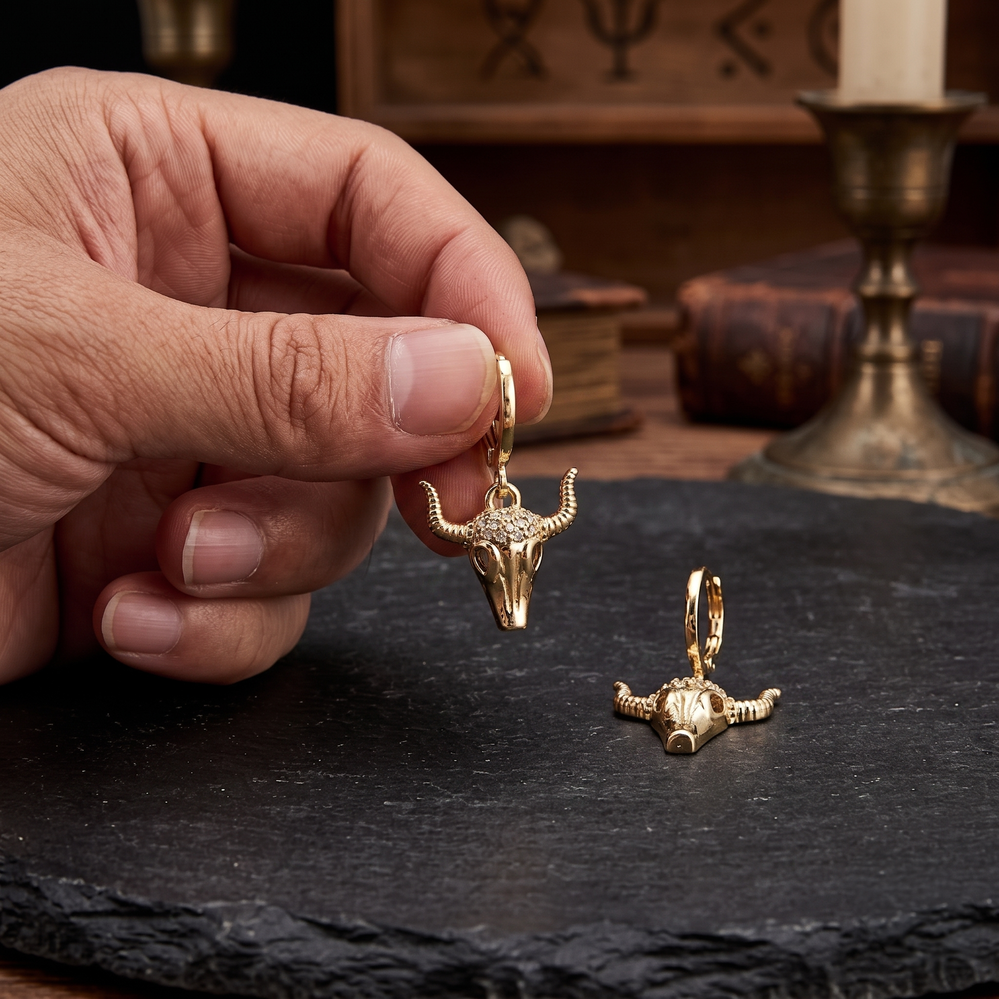 Aretes Tótem de Toro