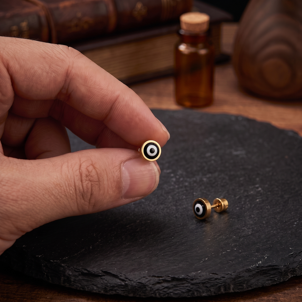 Aretes Ojo Turco | Acero Inoxidable