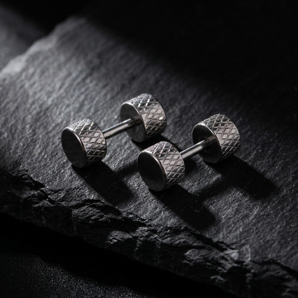 Par de Topos Industriales (6mm) | Acero Inoxidable