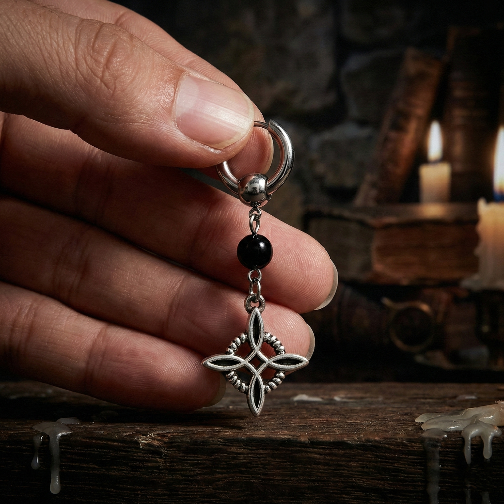 Solitario Spell | Nudo de Bruja y Ónix