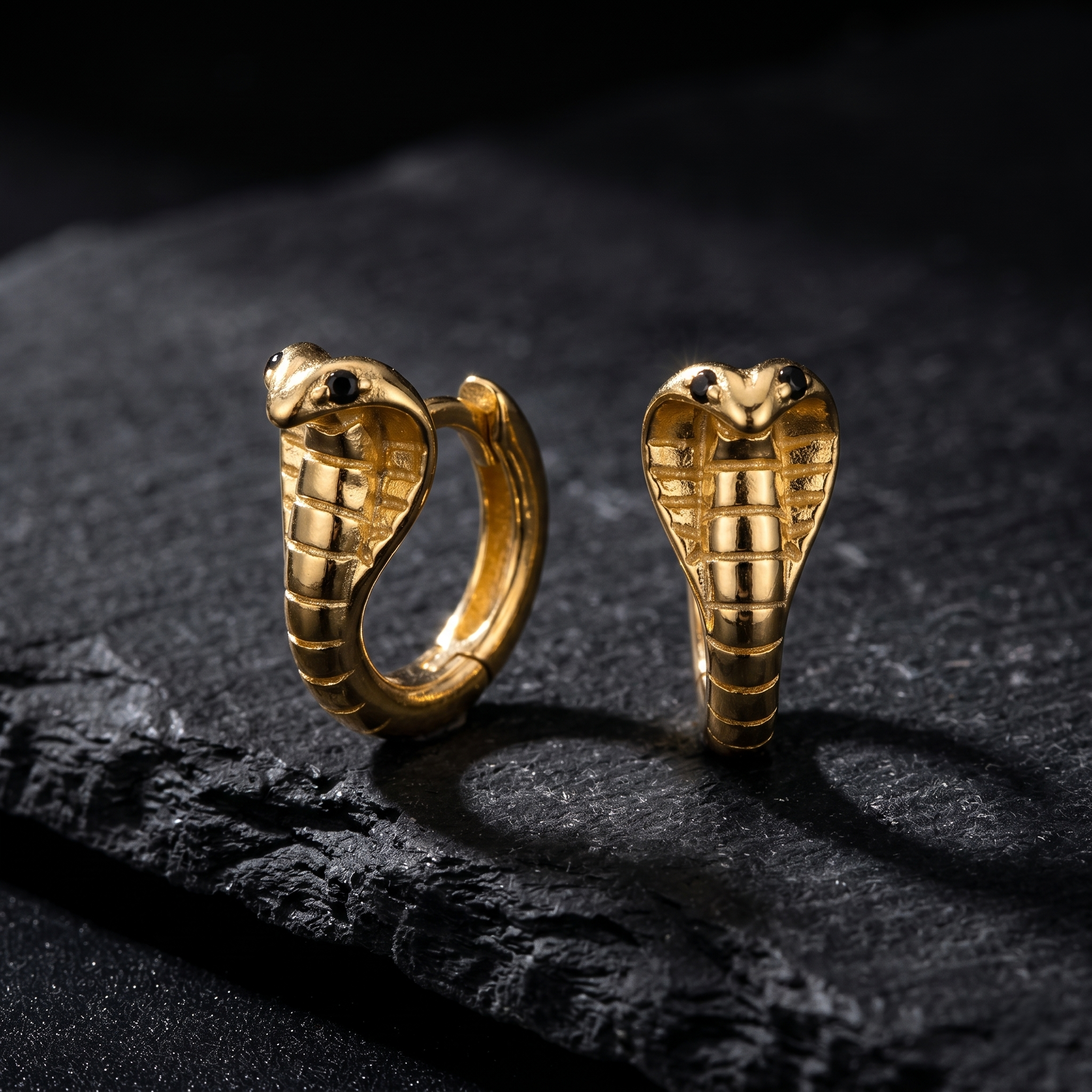 Aretes Cobra Áurea