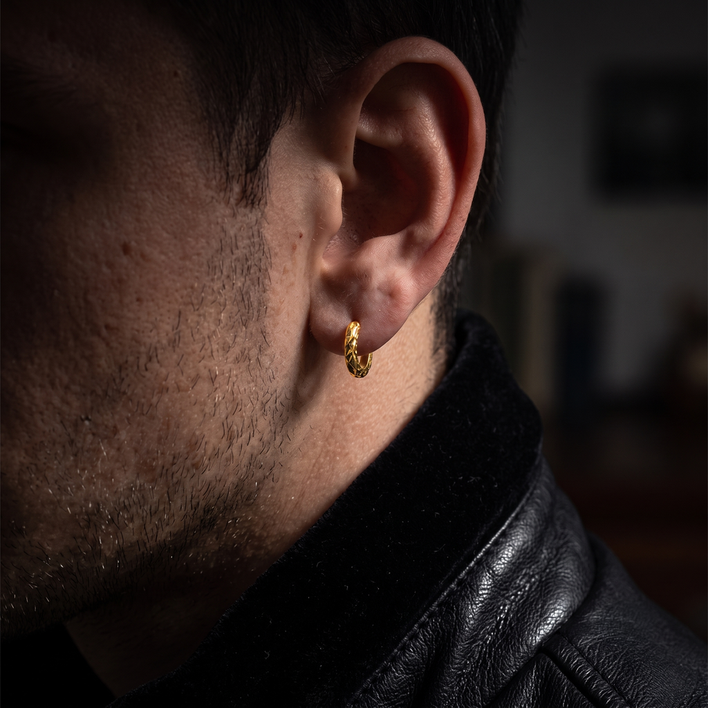 Aretes Geometría Áurea | Oro Laminado 18K