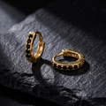 Aretes Contraste Áureo (10 mm) | Oro Laminado 18k