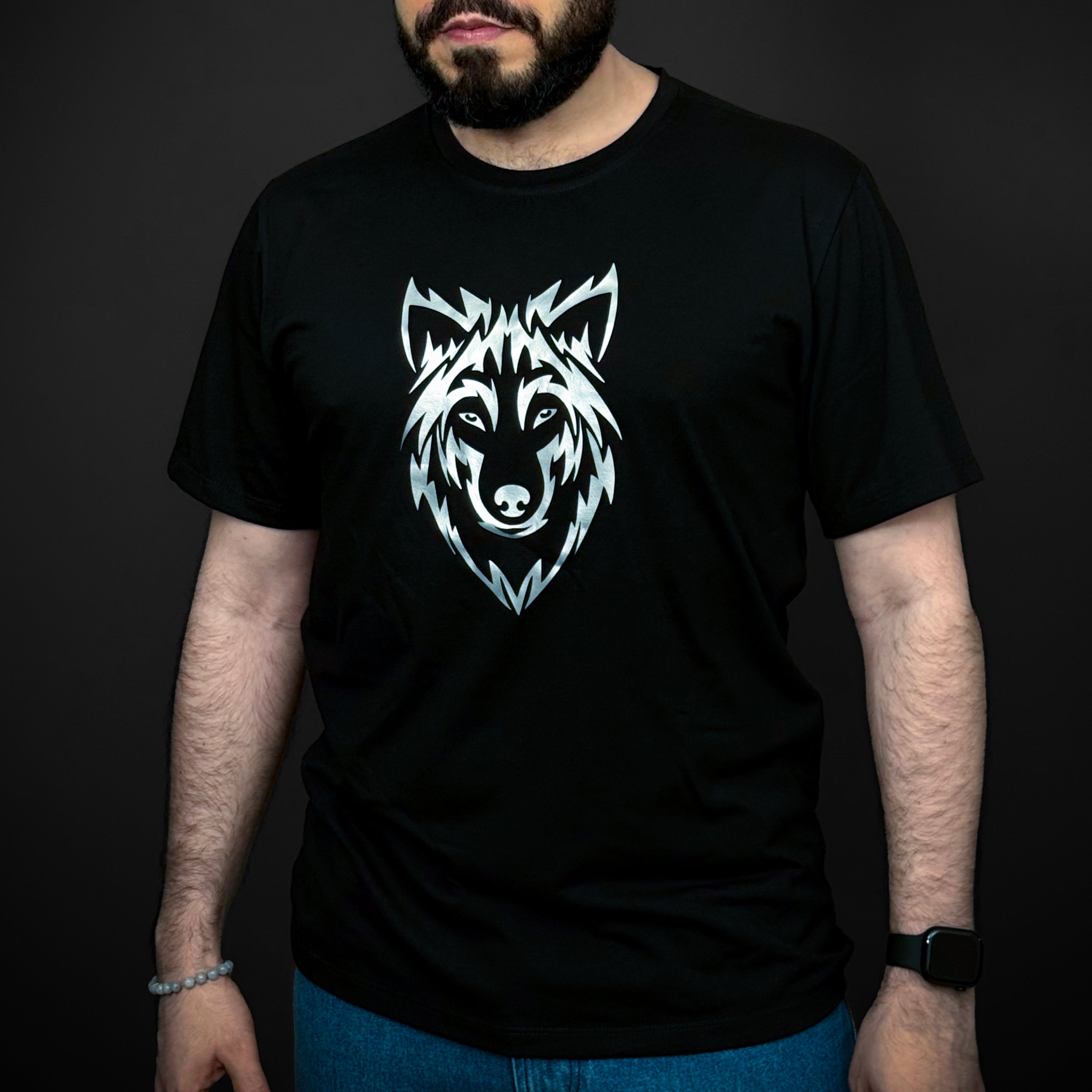 Camiseta Wolf Spirit | Estampa Metalizada