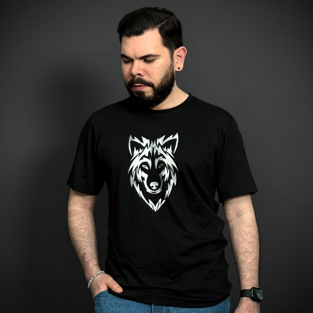 Camiseta Wolf Spirit | Estampa Metalizada