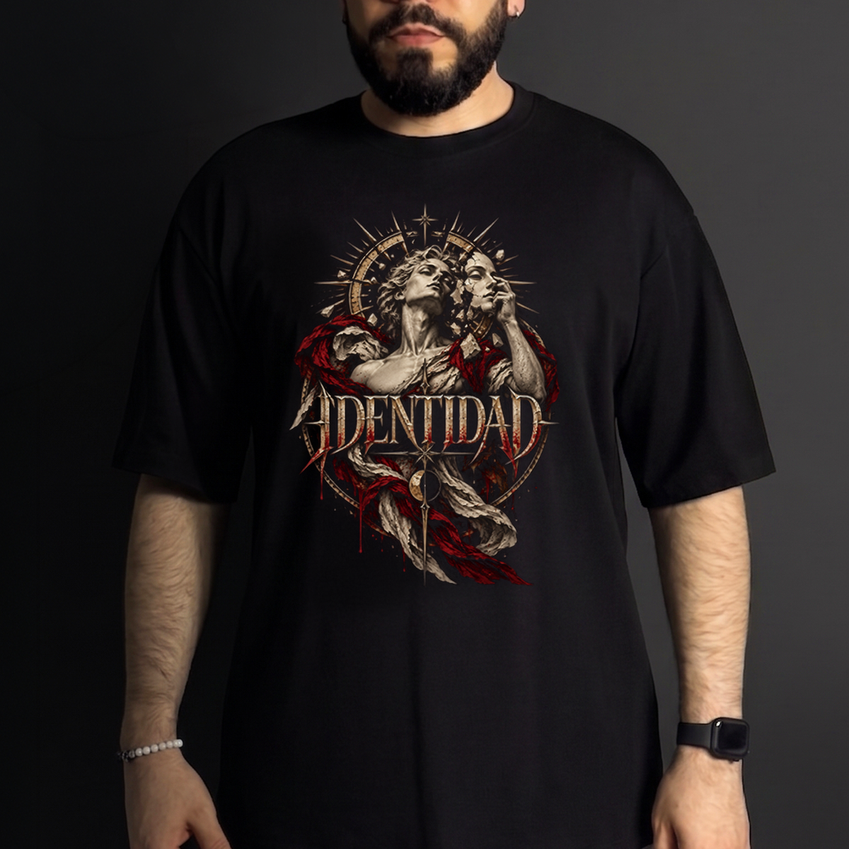 Pack de Camisetas HEREJÍA · IDENTIDAD · PODER | Oversize