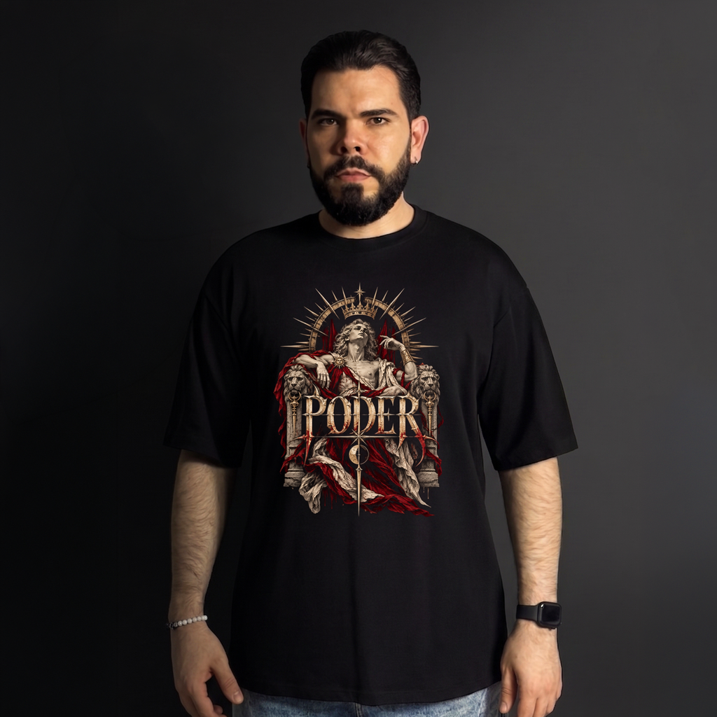 Camiseta Poder | Oversize