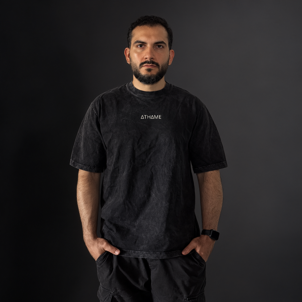 Camiseta Cría Cuervos Acid Wash | Oversize
