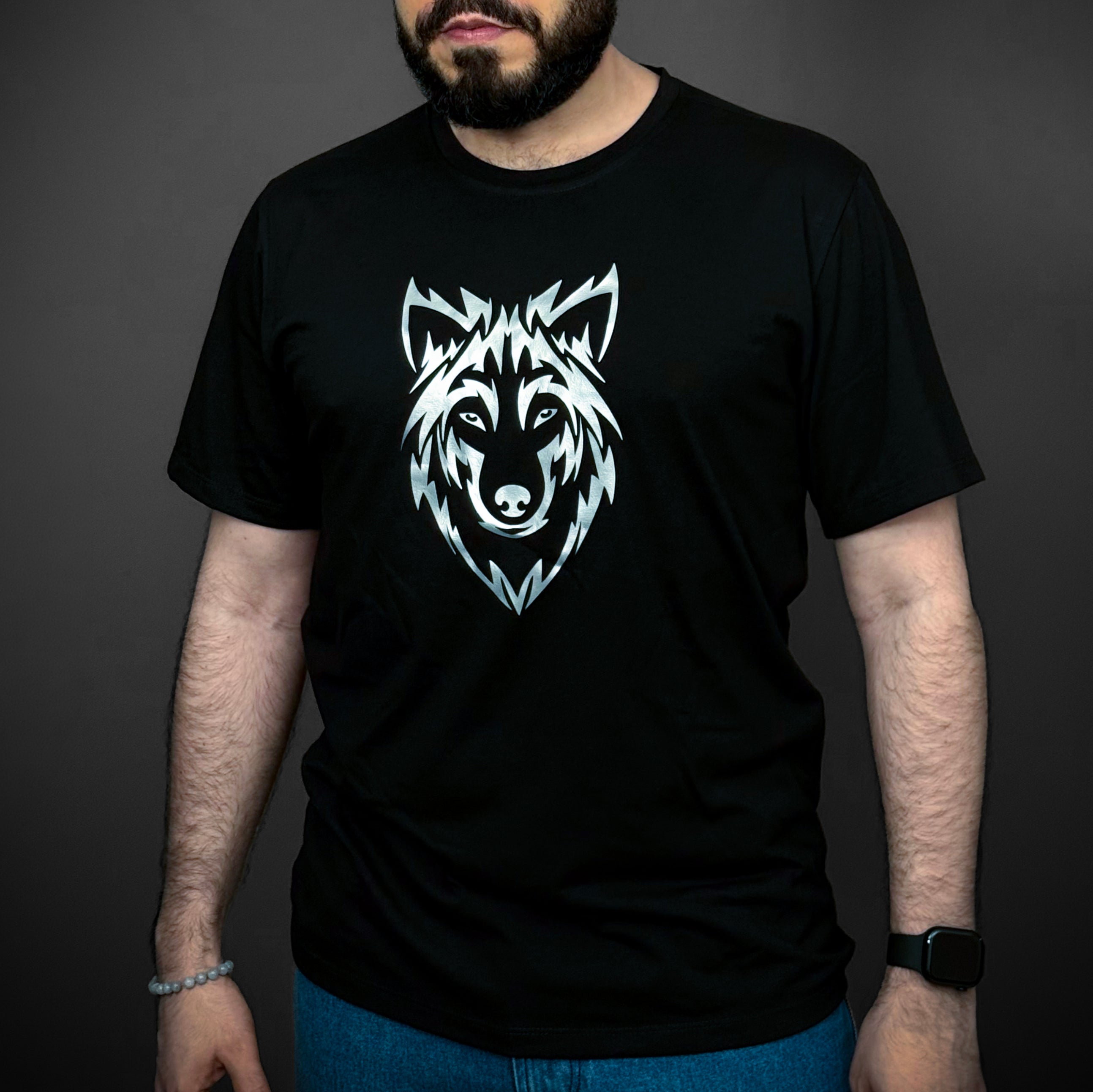 Camiseta Wolf Spirit | Estampa Metalizada