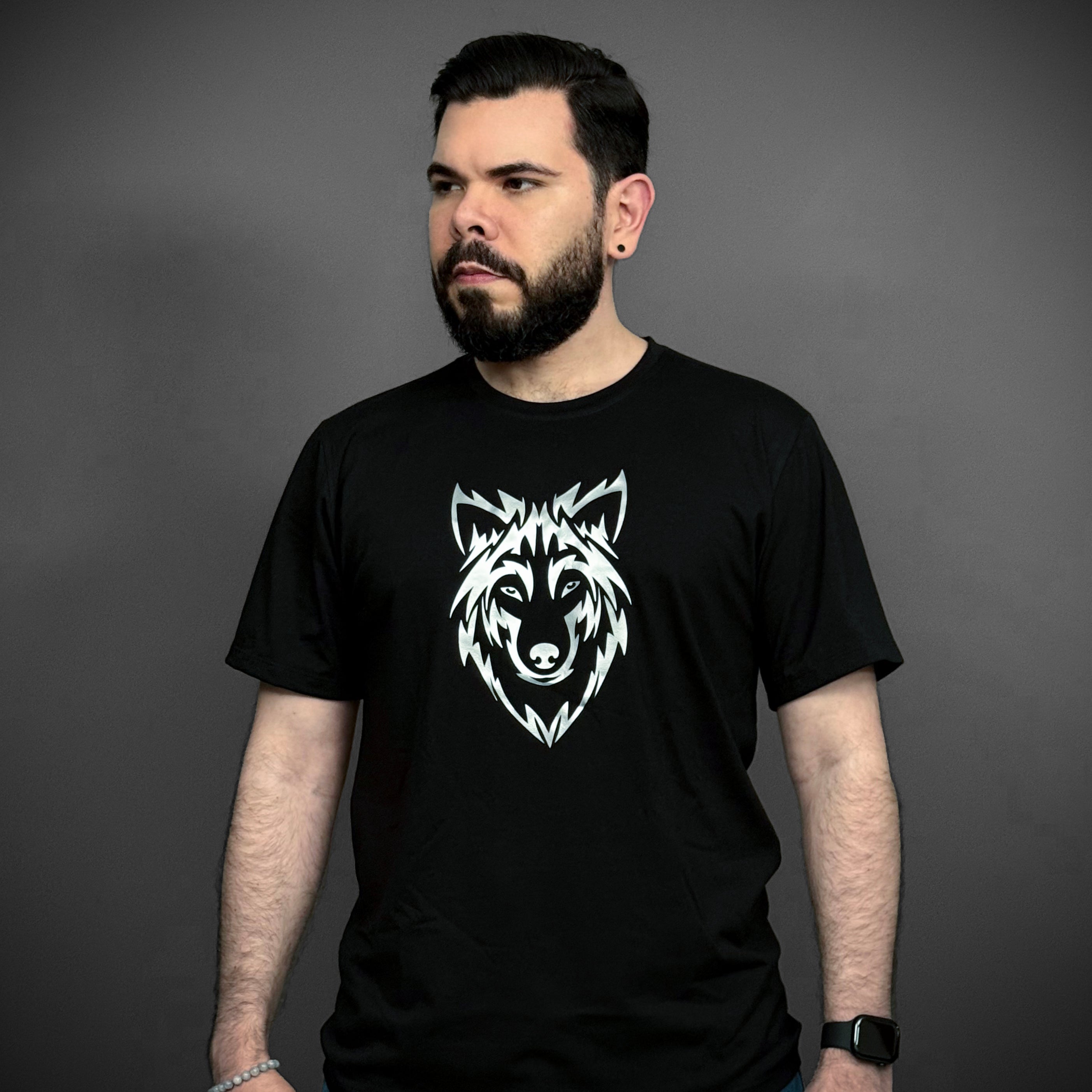 Camiseta Wolf Spirit | Estampa Metalizada