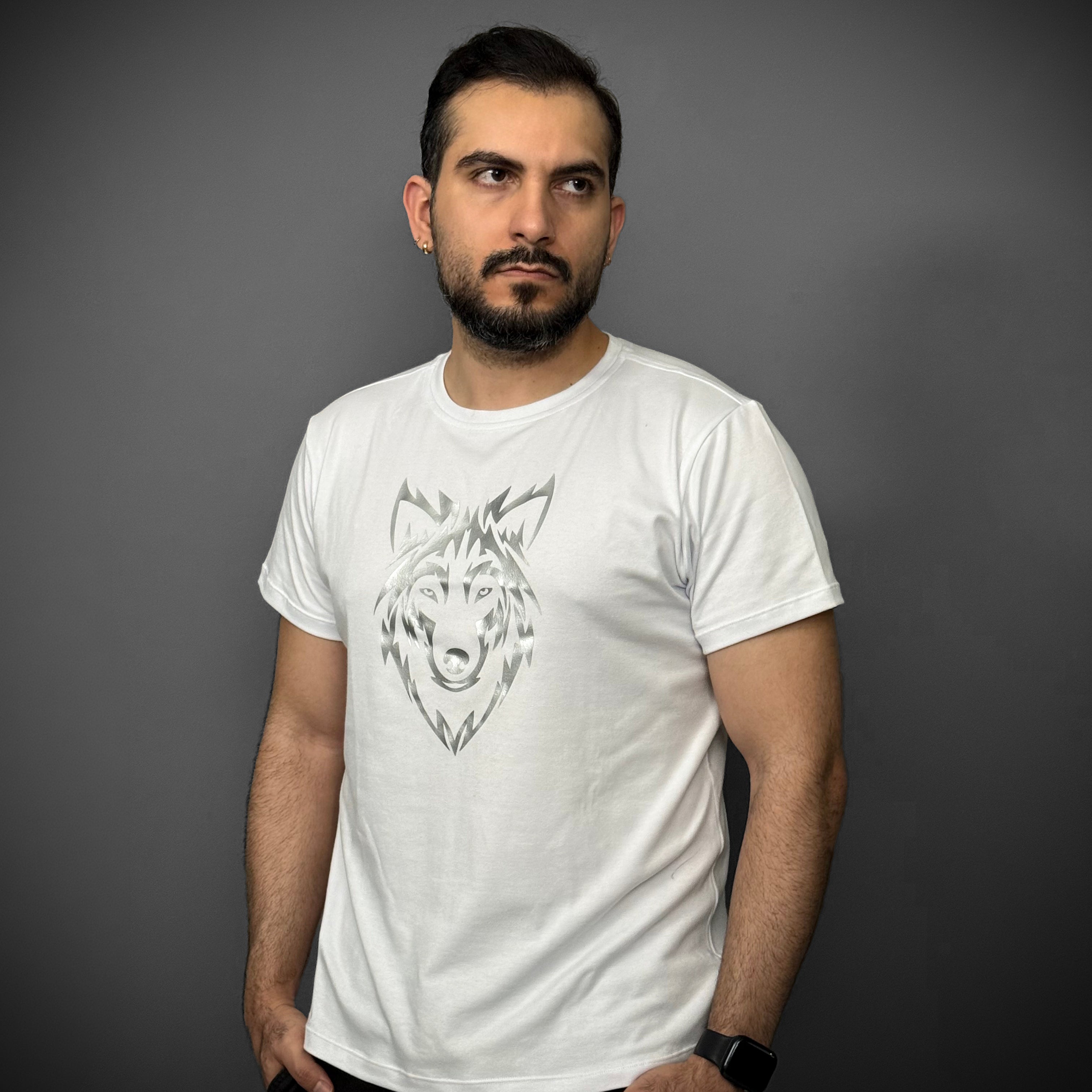Camiseta Wolf Spirit | Estampa Metalizada