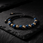 Pulsera Ojo de Tigre y Oro Laminado 18k | Estrategia y Riqueza