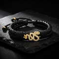 Pulsera Cuero Vegano Serpiente | Sabiduría y Transformación