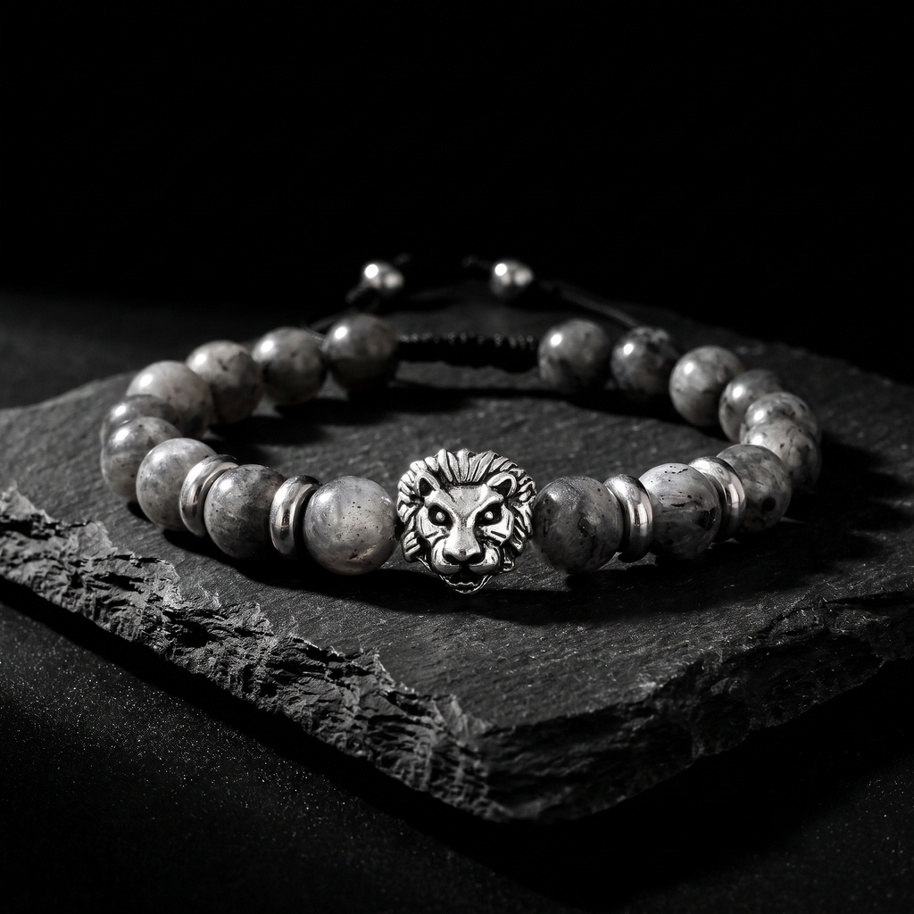 Pulsera León y Espectrolita