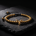 Pulsera Cráneo de Toro y Acero 6mm | Fuerza y Resistencia