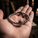 Pulsera Amuleto Calavera | Acero Inoxidable