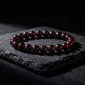 Pulsera Núcleo Granate (8mm)