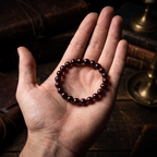 Pulsera Núcleo Granate (8mm)