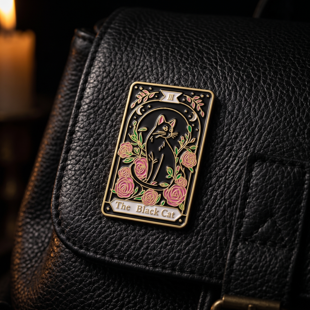 Pin Tarot "The Black Cat"
