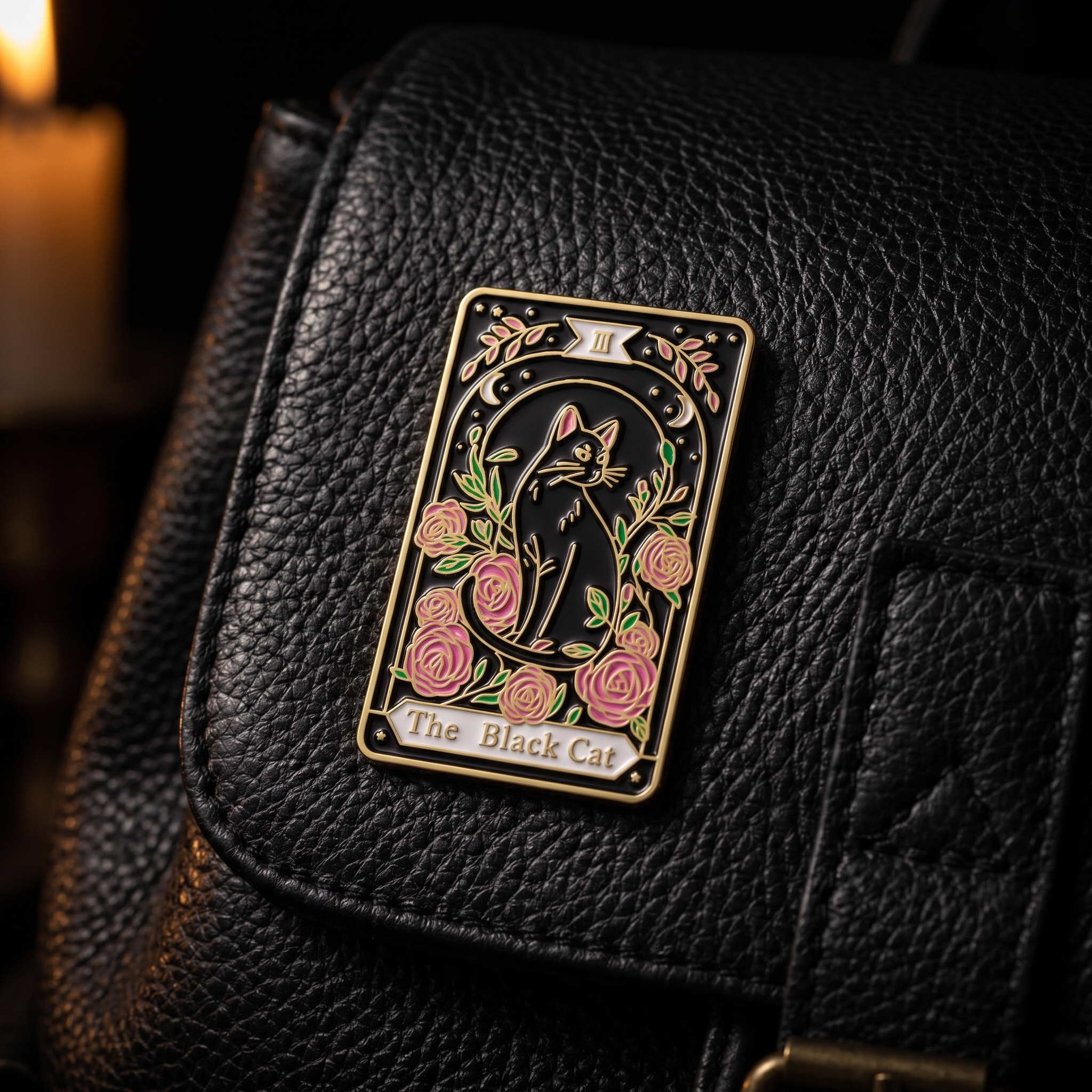 Pin Tarot "The Black Cat"