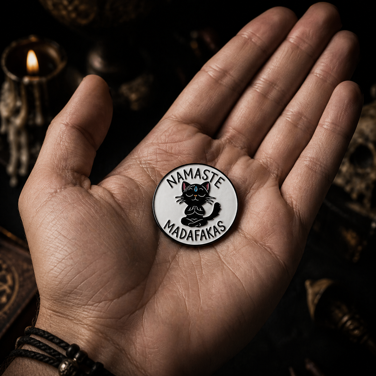 Pin "Namaste Madafakas"