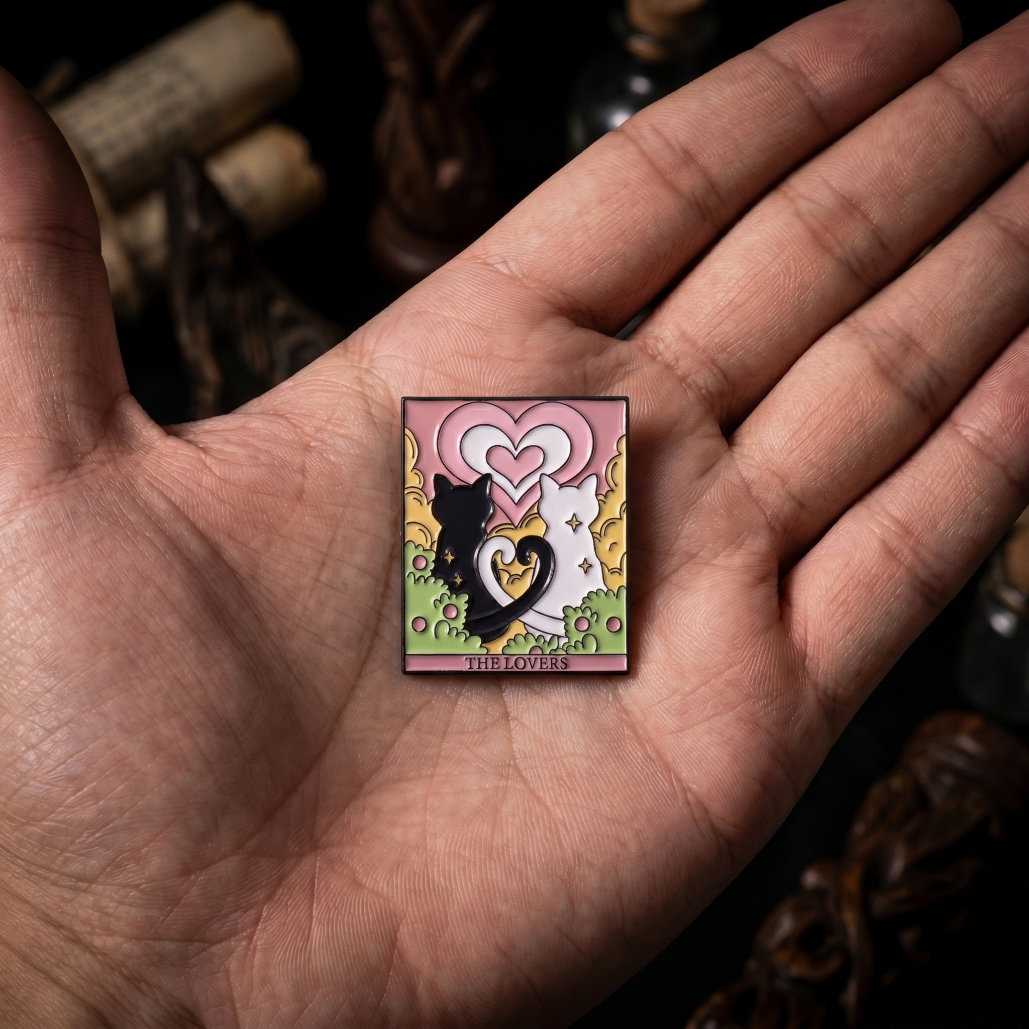Pin Tarot "The Lovers"