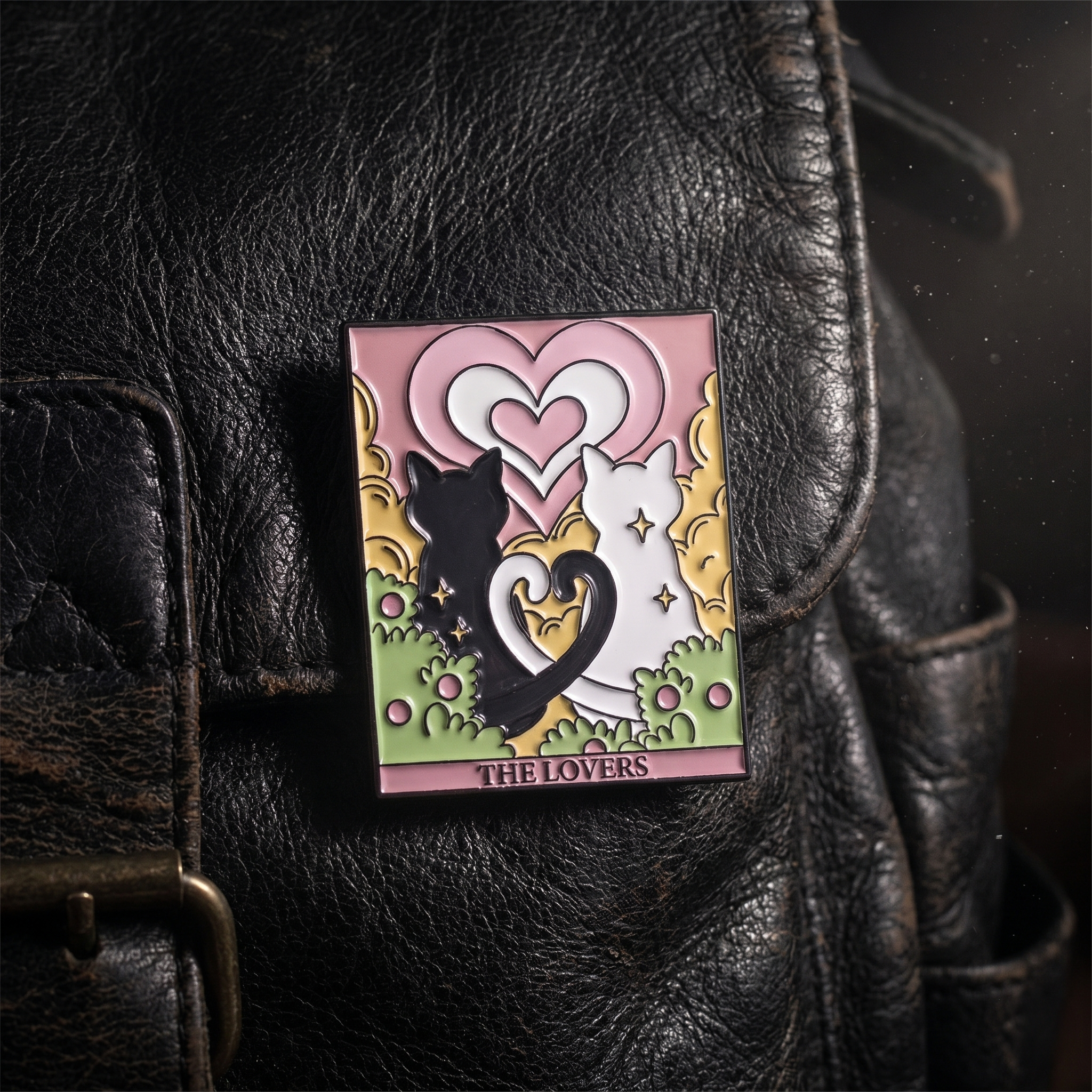 Pin Tarot "The Lovers"
