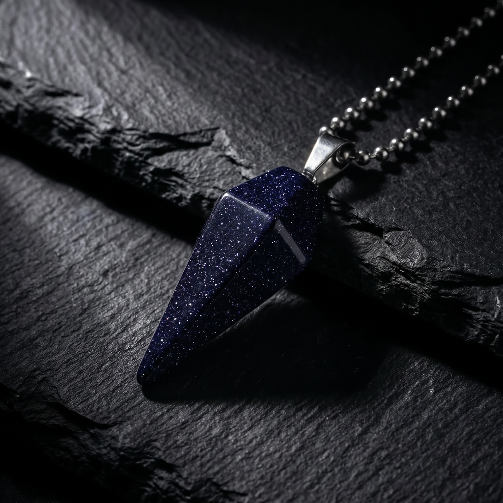 Collar Péndulo Lluvia de Plata | Enfoque y Claridad