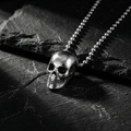 Collar Calavera Acero Inoxidable