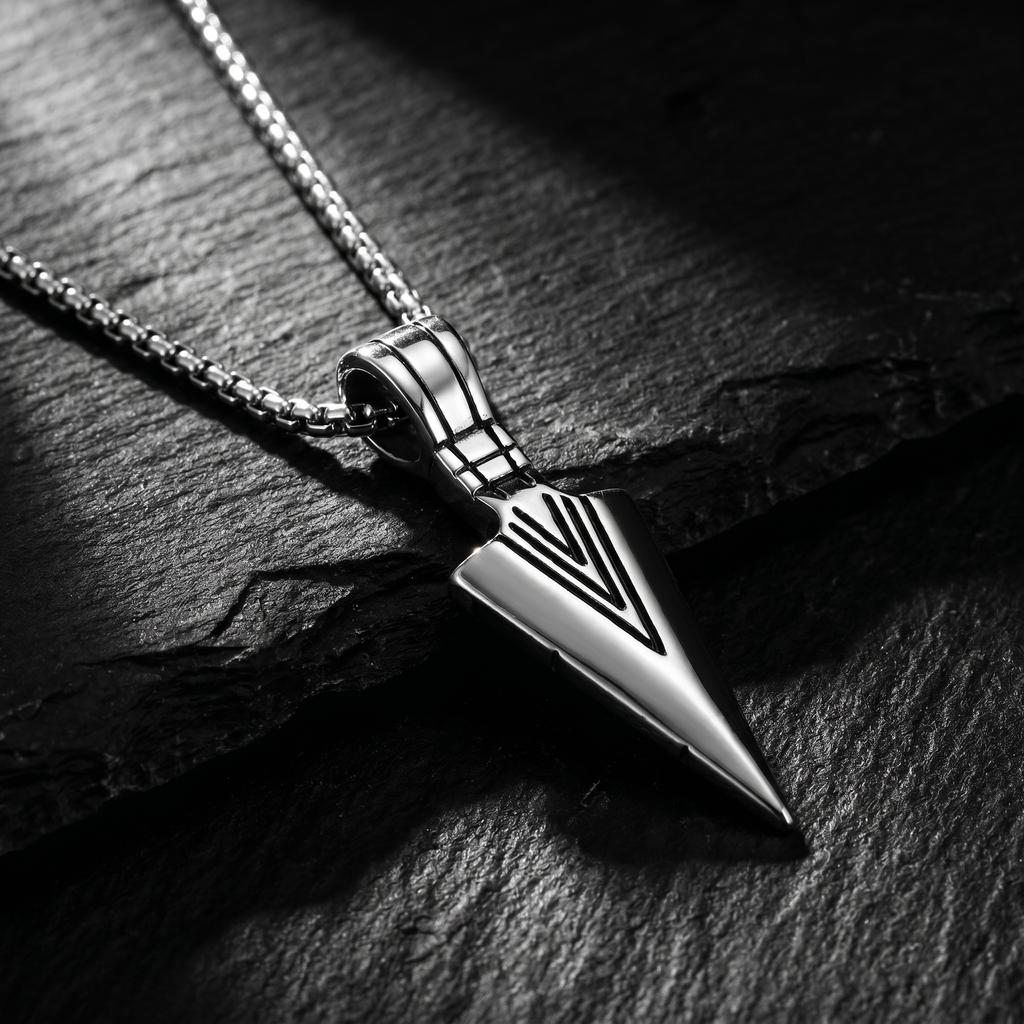 Collar Punta de Flecha | Acero Inoxidable