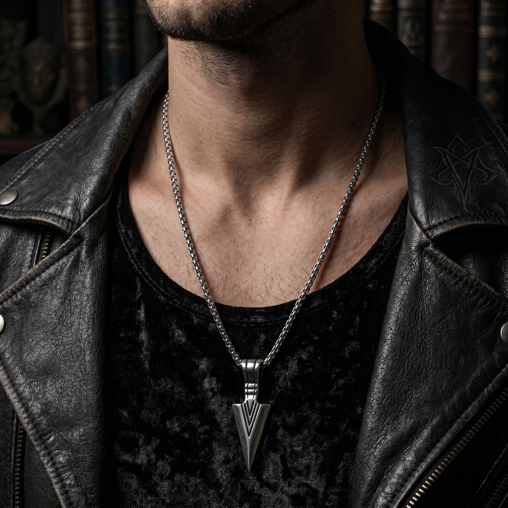 Collar Punta de Flecha | Acero Inoxidable