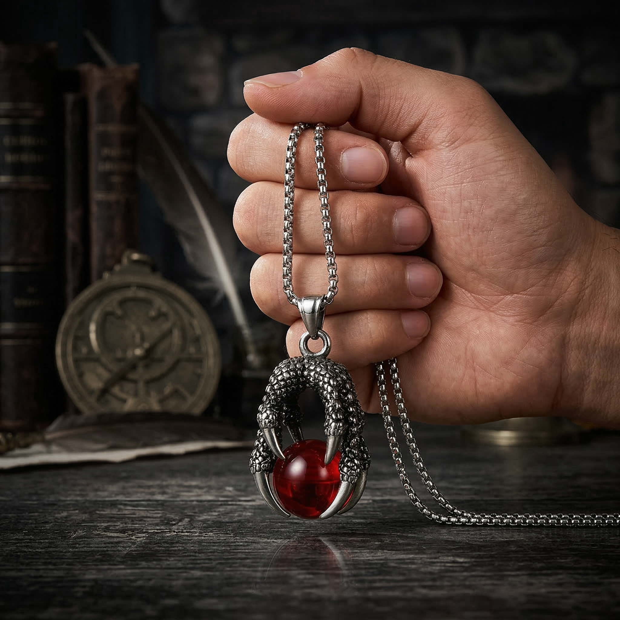 Talismán Garras de Dragón | Acero Inoxidable