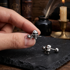 Aretes Dark Bloom | Acero Inoxidable