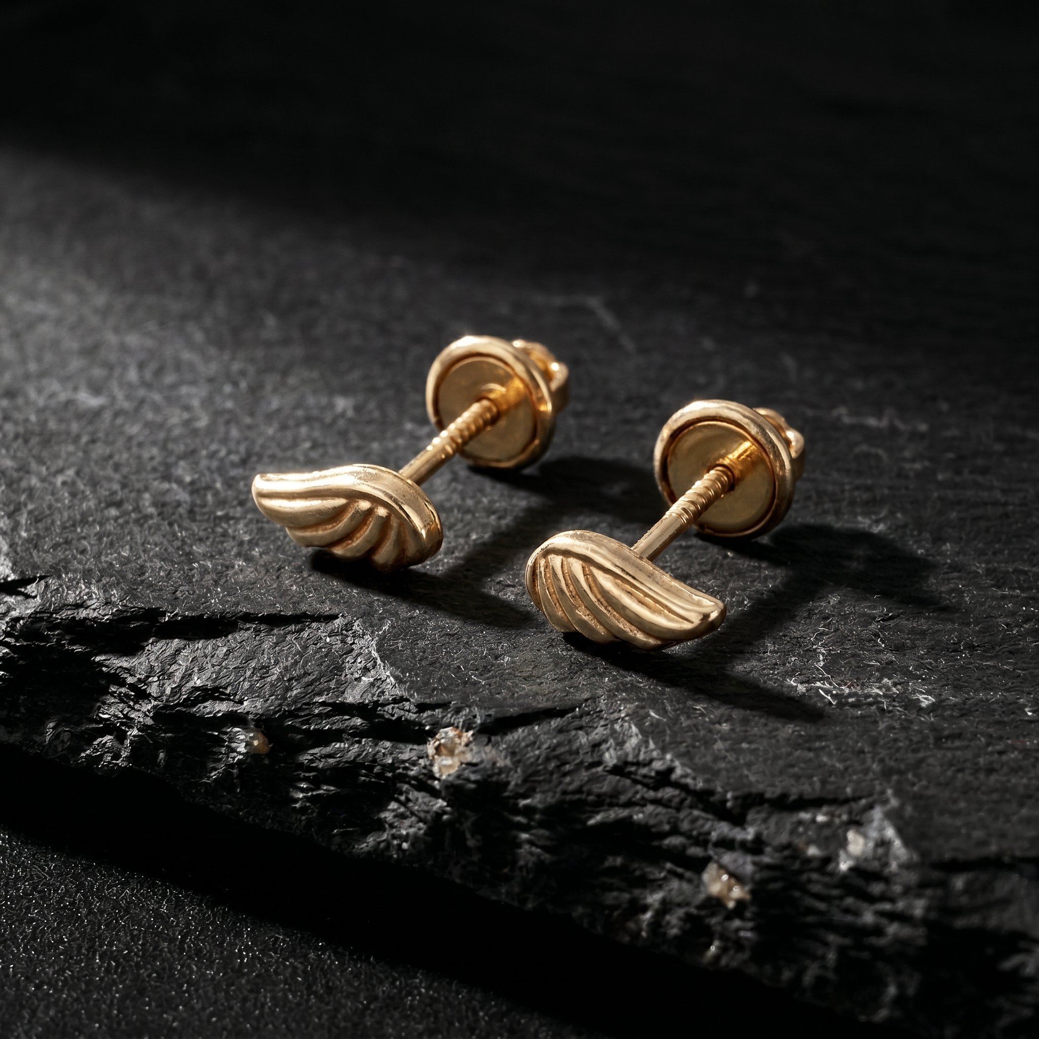 Aretes Ala de Ascensión | Oro Laminado 18k