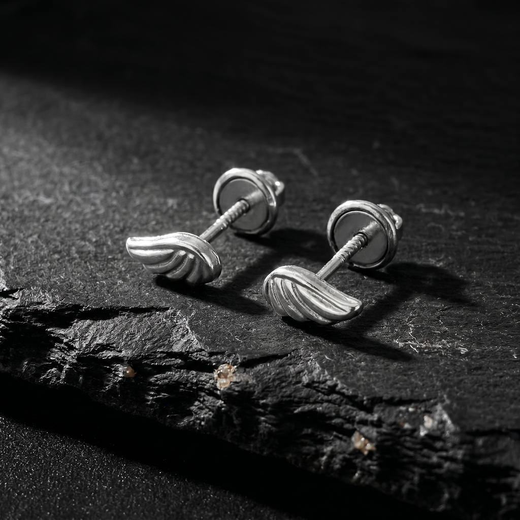 Aretes Ala de Ascensión | Plata 925